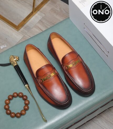 002 ONO gucci leather shoes 2025 new arrival top version & factory direct