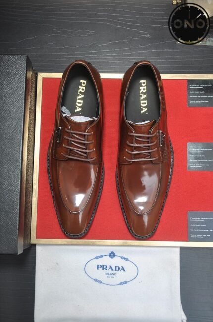 002 ONO prada leather shoes 2025 new arrival top version & factory direct