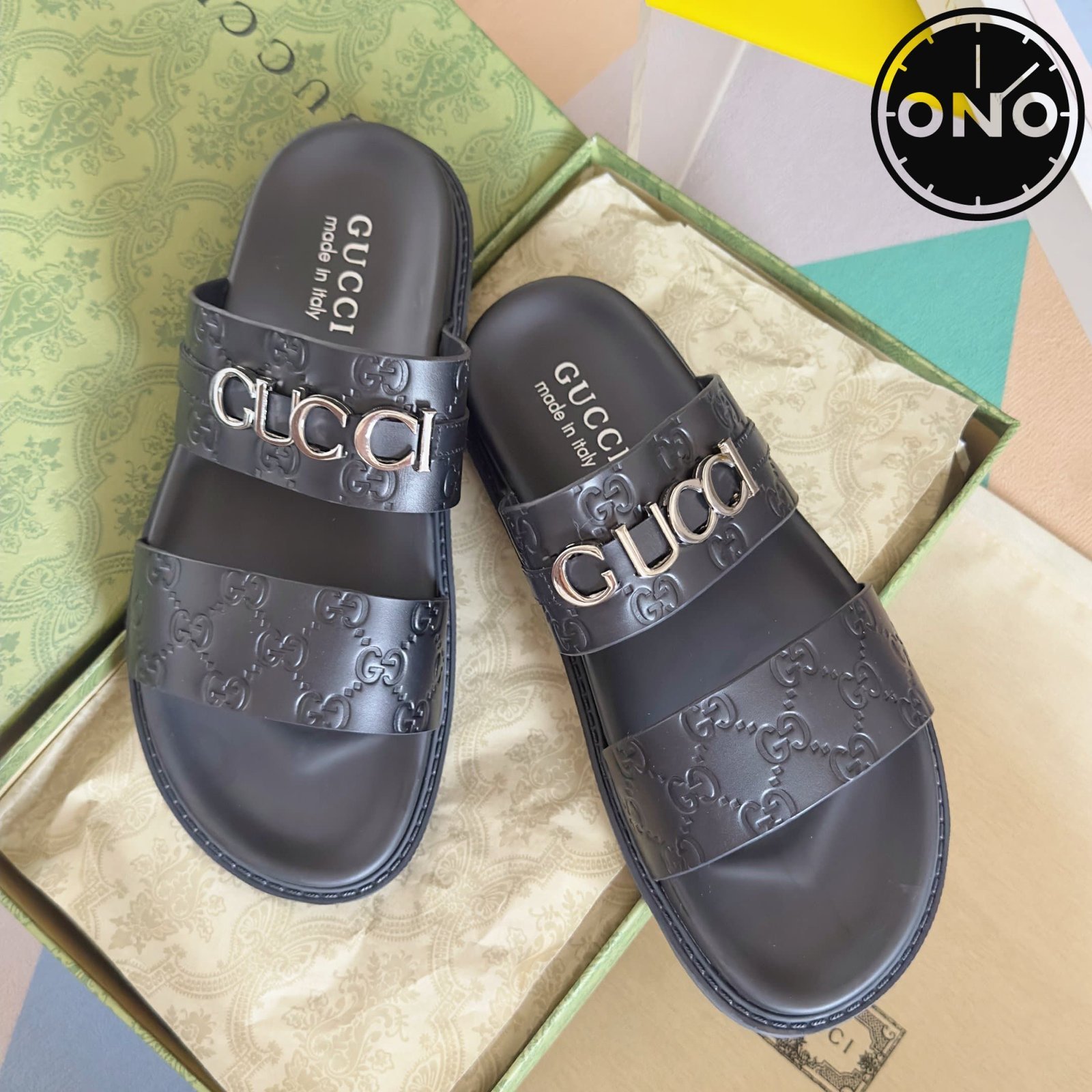 98c26356.jpg 006 ONO gucci slippers 2025 new arrival top version & factory direct - Image 1