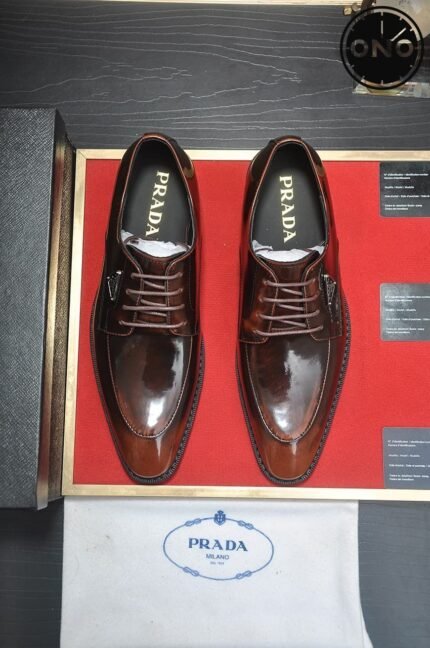 003 ONO prada leather shoes 2025 new arrival top version & factory direct